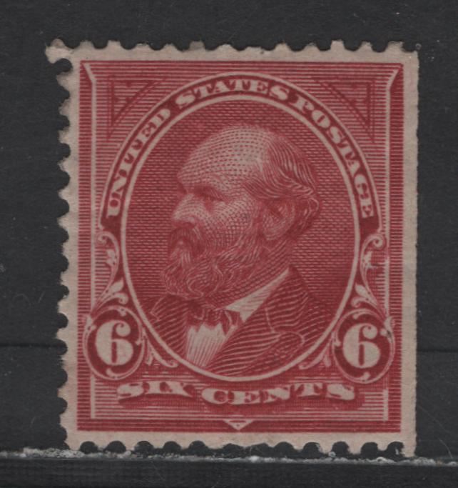 Lot 232 United States Of America SC#271 6c Lake Brown James Garfield, 1895-1903 Watermarked First Bureau Banknote Issue, A VFOG Single