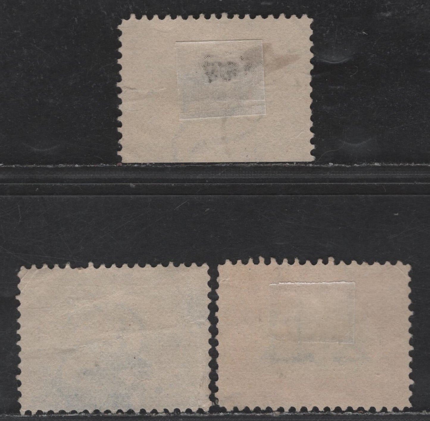 Lot 245 (C) United States Of America SC#296, 297, 299 4c, 5c, 10c Brown/Ultra/Orange Brown & Black Electric Car - Fast Ocean Navigation, 1901 Pan American Exposition Issue, 3 VG & VF Used Singles Small Tear On 4c, Internal Crease On 5c