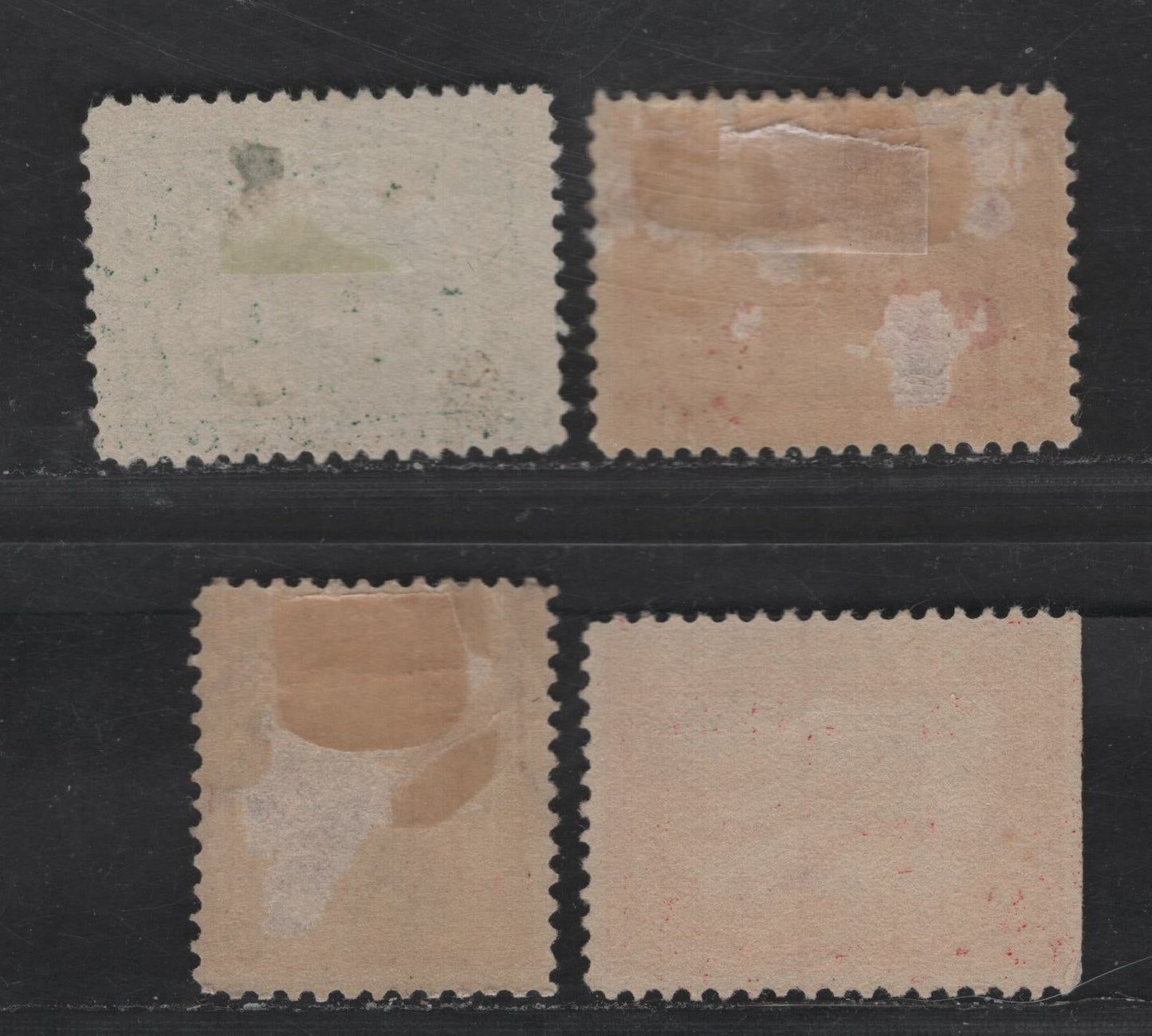 Lot 259 United States Of America SC#328-329, 367, 398 1c-2c Green & Carmine Captain John Smith - Pedro Miguel Locks, 1907-1913 Jamestown Exposition - Panama Pacific Issues, 4 VGOG, Fine & VF unused Singles