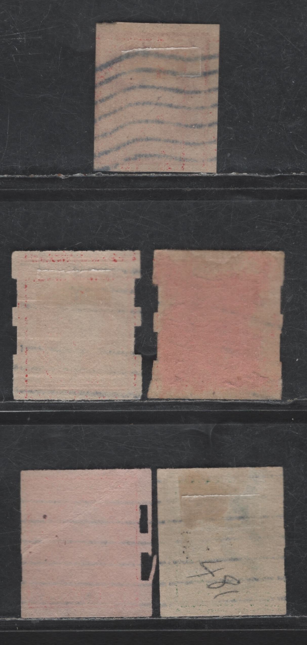 Lot 295 United States Of America SC#384, 408-409 1c-2c Green & Carmine George Washington, 1908-1920 Washington-Franklin Issue, 5 Fine & VF Used Singles Imperf Singles, Two With Type III Schermack Perforations, Wmk Single Lined USPS