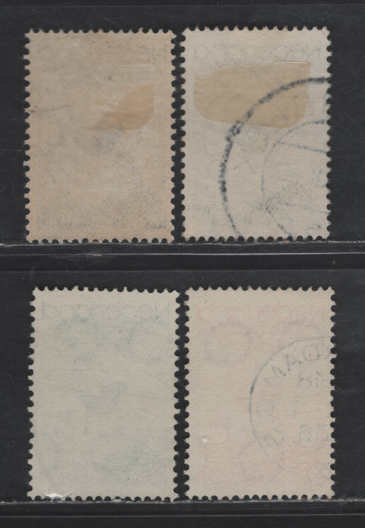 Lot 301 Netherlands SC#B82-B85 1.5c+1.5c - 12.5c+3.5c Crimson - Ultramarine Girl Picking Apple, 1935 Semi Postal Issue, 4 Very Fine Used Singles