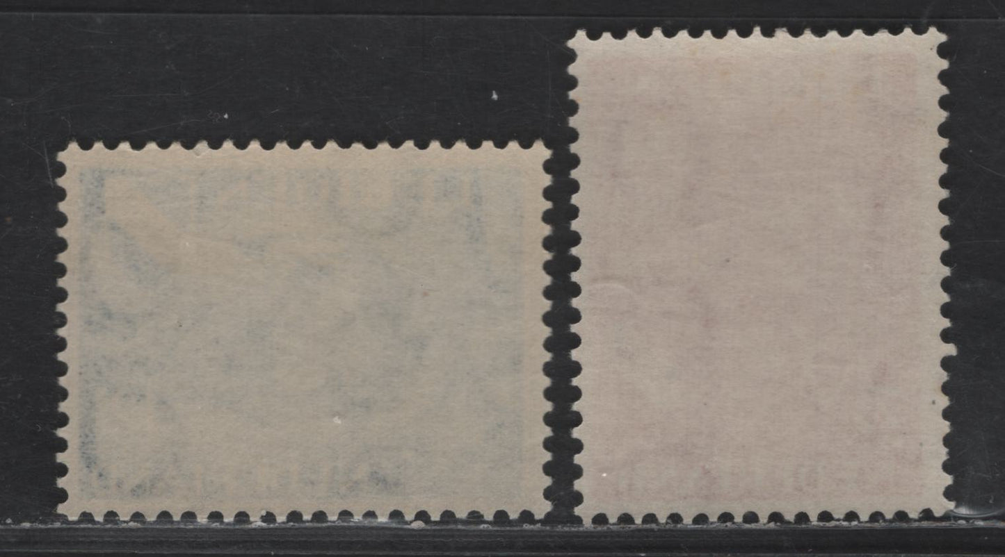 Lot 323 Netherlands SC#B144-B145 7.5c+2.5c - 12.5c+87.5c Dark Red - Ultramarine Legionary, 1942 Semi Postal Issue, 2 VFNH Singles