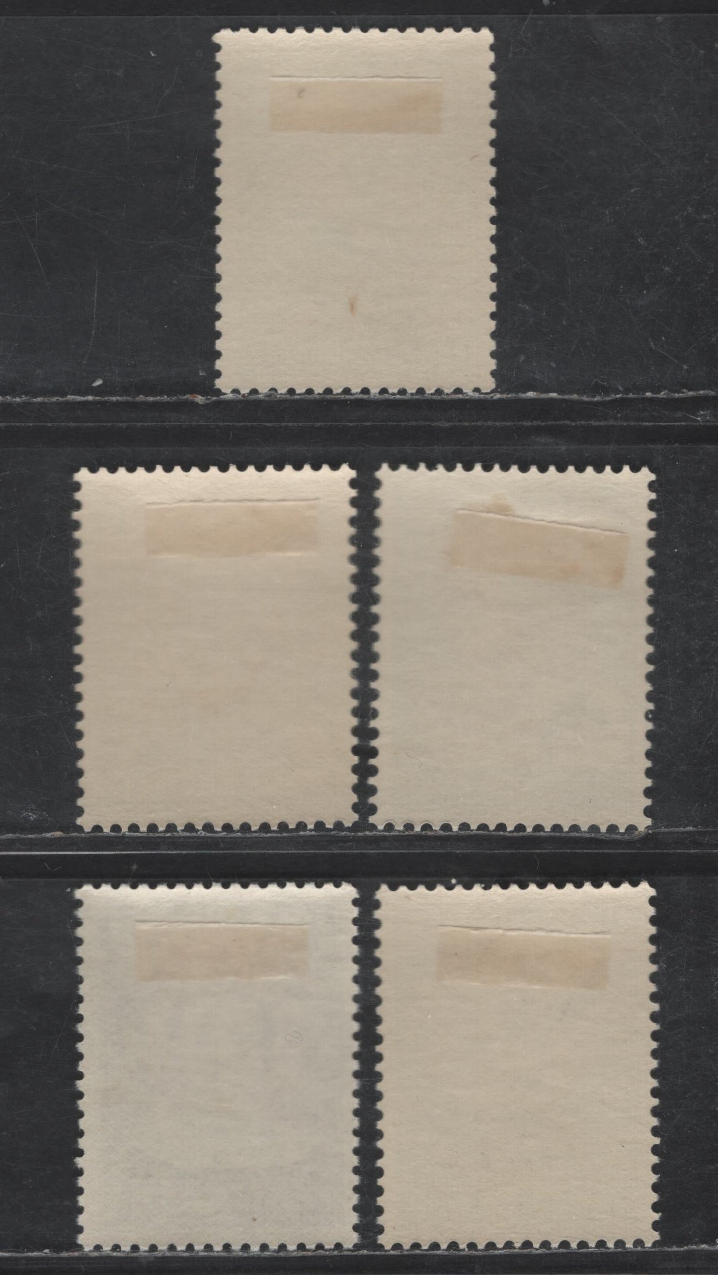 Lot 375 Netherlands SC#B348-B352 4c+4c - 30c+9c Multicolored Girl From Marken - Huizen, 1960 Semi Postal Issue, 5 VFOG Singles