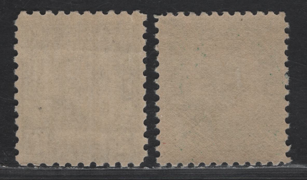 Lot 448 United States SC#612, 622 2c - 13c Black - Green Harding - Benjamin Harrison, 1922-1925 Presidents Issues, 2 FNH Singles