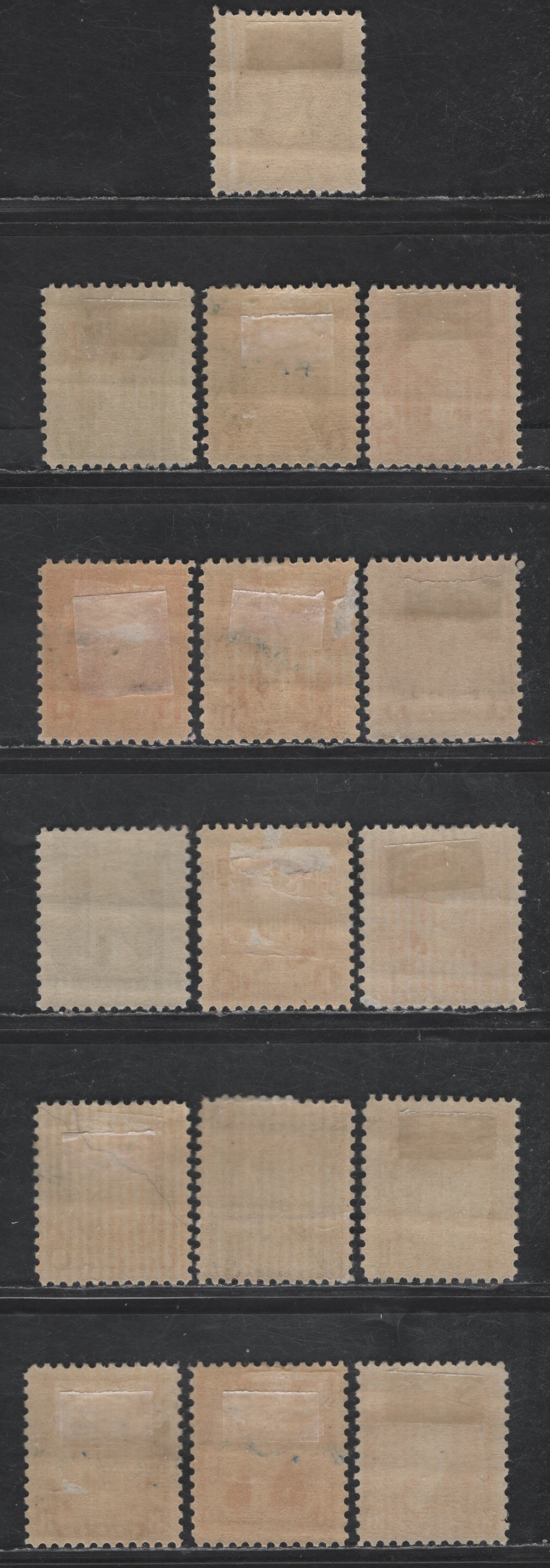 Lot 478 (C) United States SC#704-715 1c - 10c Olive Brown - Orange Yellow Washington, 1932 Washington Bicentennial Issue, 16 F/VFOG Singles, Rotary Press Printing, Perf 11x10.5, Full Set Plus Additional Shades