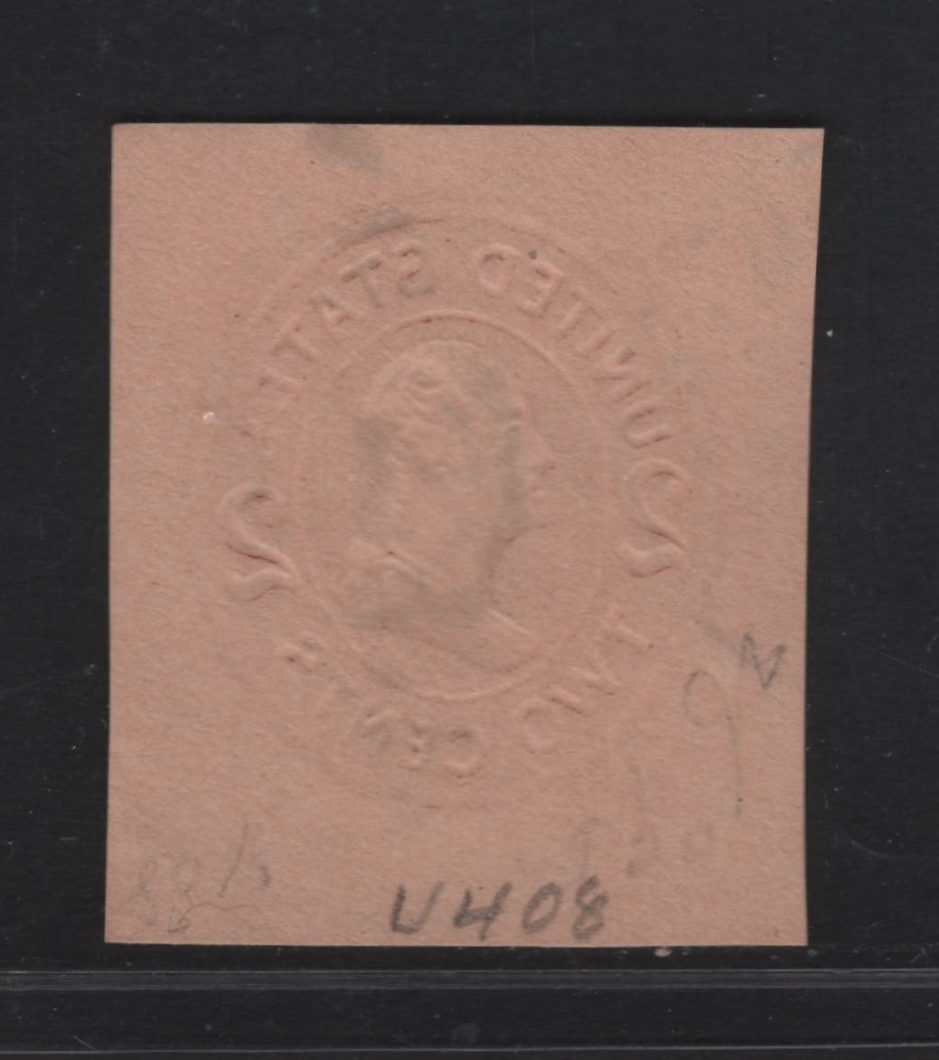 Lot 88 United States SC#U408a 2c Brown Red Franklin, 1907-1916 Heads Issue, A Very Fine Used Single, Oriental Buff Paper, Die 2