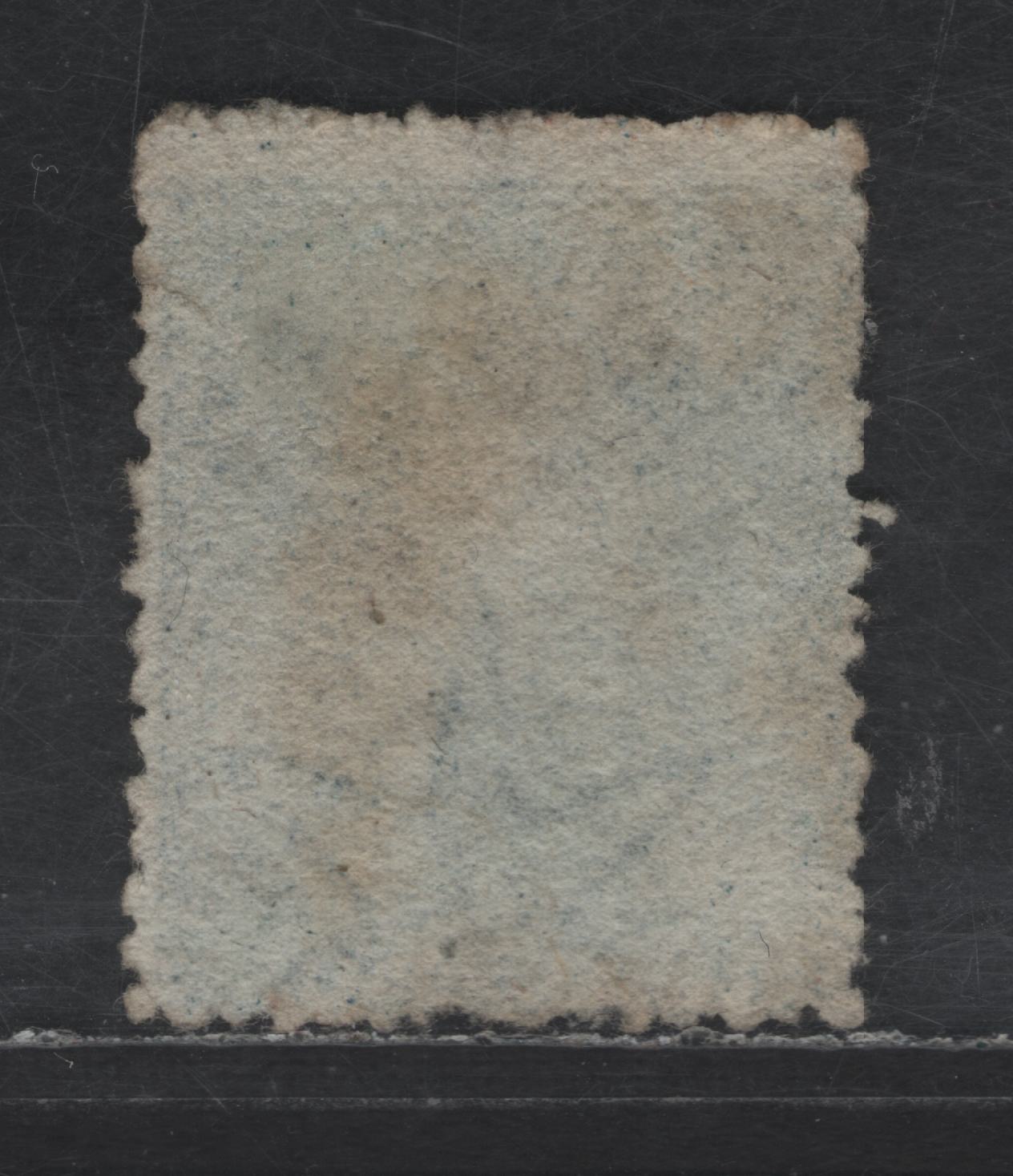 Lot 12 Barbados SG#44 1d Blue Britannia, 1870-1871 Britannia Issue, A Fine Used Single, Rough Perf 14-16, Large Star Wmk