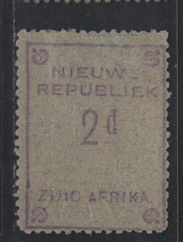 Lot 151 New Republic SG#73 2d Violet Numeral, 1887 Arms Embossed Numeral Issue, A Fine Unused Single, Bluish Granite Paper, Without Dates, With Embossed Arms