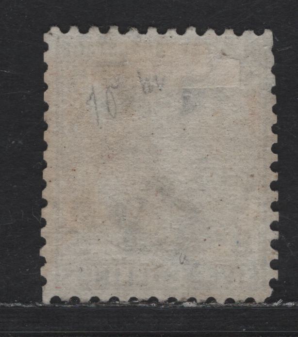 Lot 163 New Zealand SG#186 5/- Gray Queen Victoria, 1878-1882 First Queen Victoria Sideface Issue, A FOG Single, Perf 12x11.5