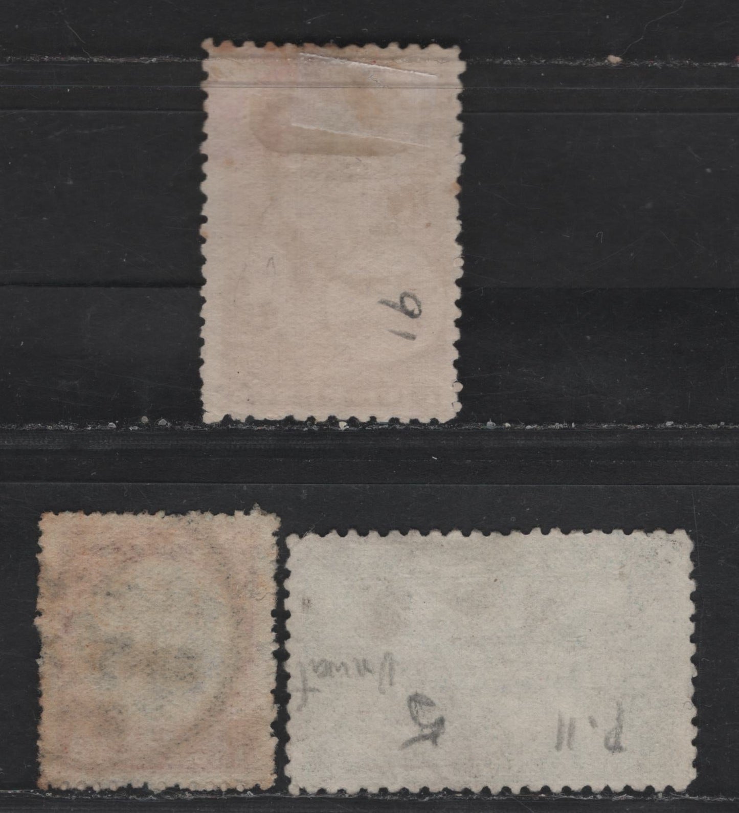 Lot 198 (C) New Zealand SG#260, 262a, 263 2.5d - 5d Blue - Purple Brown Lake Wakatipu & Mount Earnslaw - Otira Gorge & Mount Ruapehu, 1899-1903 Pictorial Issue, 3 Fine/Very Fine Used Singles, Perf 11, Unwatermarked
