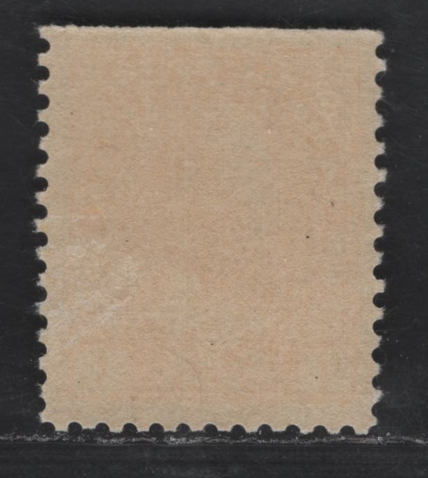 Lot 300 Canada #105 1c Yellow Orange King George V, 1911-1928 Admiral Issue, A VFOG Single, Die 1, Wet Printing, Top Sheet Margin