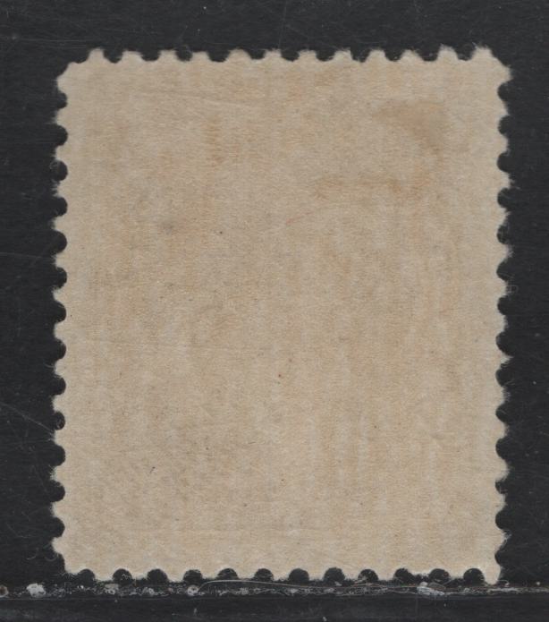 Lot 356 Canada #118b 10c Yellow Brown King George V, 1911-1928 Admiral Issue, A FOG Single, Dry Printing, Retouched Frameline, Streaky Gum