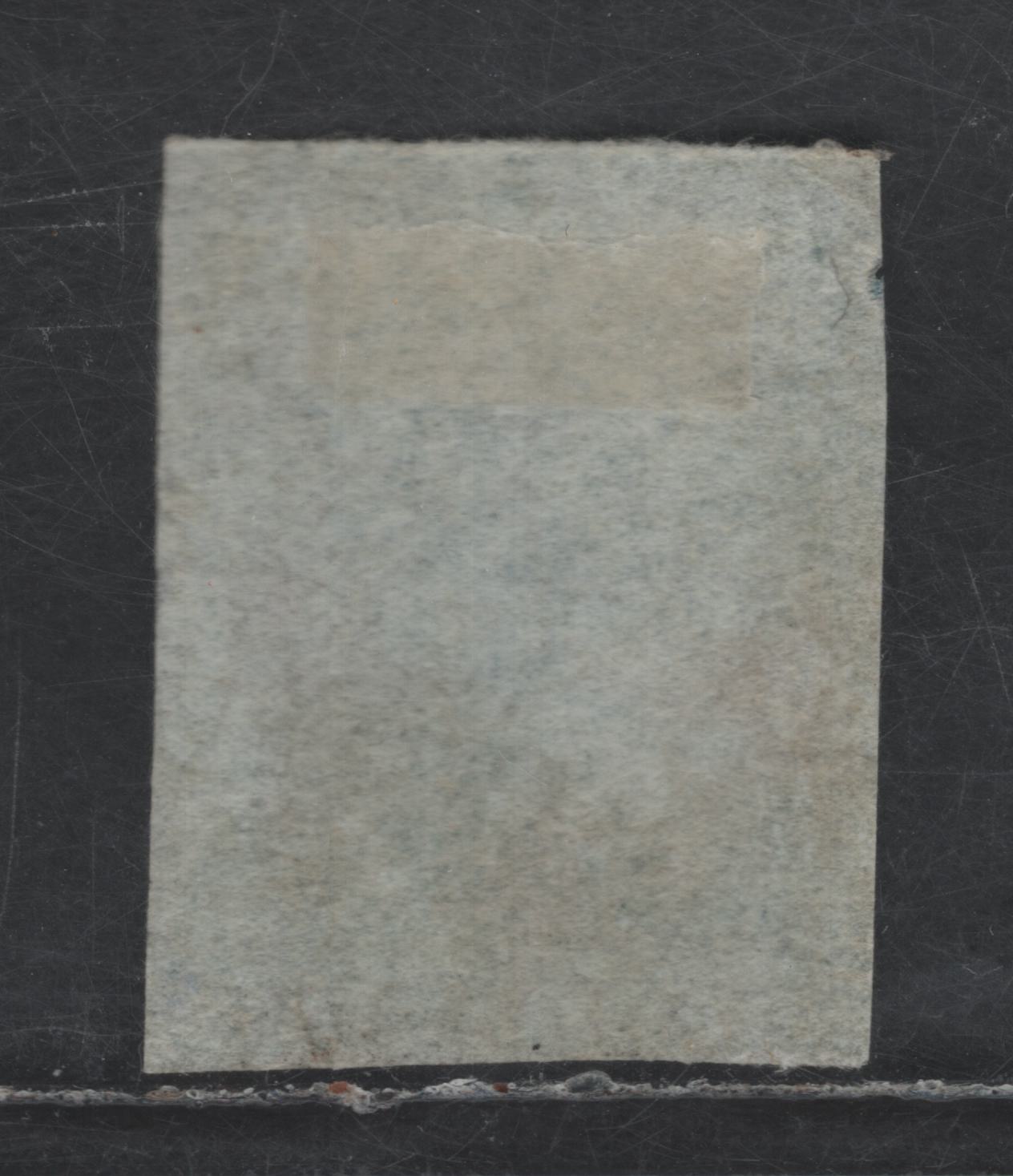 Lot 5 Barbados SG#3 1d, 1/- & 4d Blue Britannia, 1852-1855 Britannia Issue, A Very Good Used Imperf Single, Bluish Paper, Unwatermarked