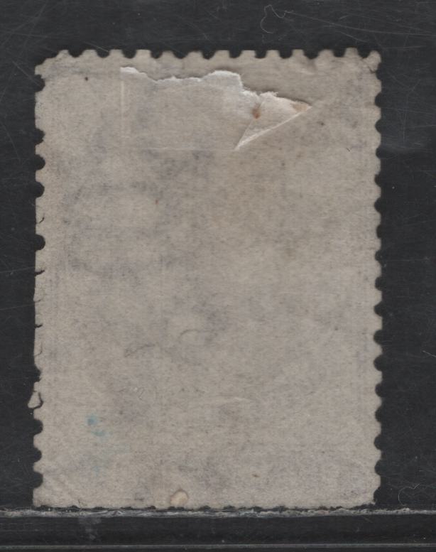 Lot 90 (C) Ceylon SG#48aw 1/2d Dull Mauve Queen Victoria, 1863-1866 Perkins Bacon Courbould Heads Issue, A Fair Unused Single, Crown CC Inverted Wmk, 23mm High, No Gum, Corner Crease At Top & Several Short Perfs