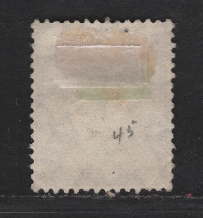 Lot 222 (C) Jamaica SG#45 Gray & Violet  Arms - Queen Victoria, 1905-1911 Arms & Queen Victoria Keyplate Issues, A Very Fine Used Single, Multiple Crown CA Wmk