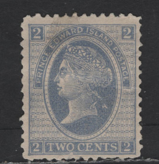 Lot 74 PEI #12 2c Ultramarine Queen Victoria, 1872 Queen Victoria Cents Issue, A Very Good Unused Single, Small Tear At Right Center