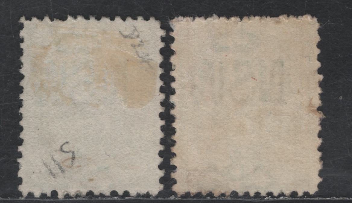 Lot 81 (C) Australia SG#D22, D24 1/2d - 2d Emerald Green Numerals, 1902-1904 Postage Dues, 2 Very Fine Used Singles, Perf 12x11, Crown over NSW Wmk