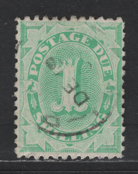 Lot 85 (C) Australia SG#D19 1/- Emerald Numerals, 1902-1904 Postage Dues, A Very Fine Used Single, Perf 12x115