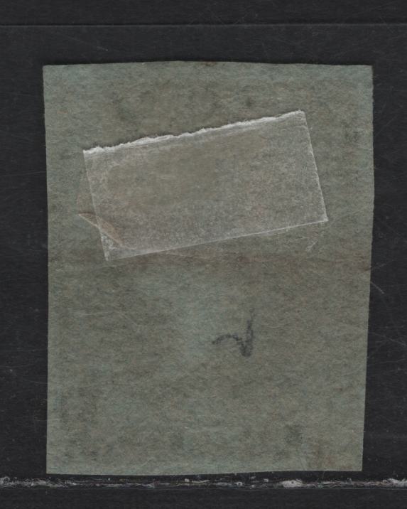 Lot 217 Philippines SC#8 1r Green on Blue Queen Isabella II, 1856 Queen Isabella II Issue, A Fine Used Single, Blue Paper, Margins Clear On All Sides, But Close, Loops Wmk