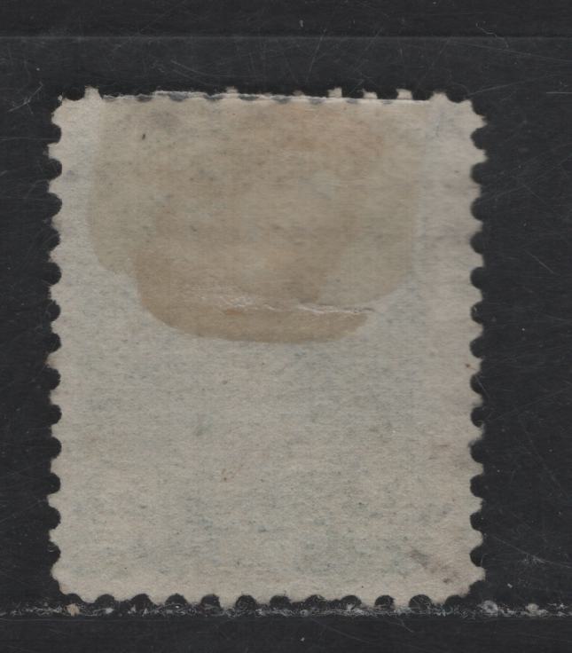 Lot 37 Canada #36d 2c Deep Blue Green Queen Victoria, 1870-1893 Small Queen Issue, A Fine Used Single, Late Montreal Printing, LM-A Paper, Perf 12, Grid Cancel.