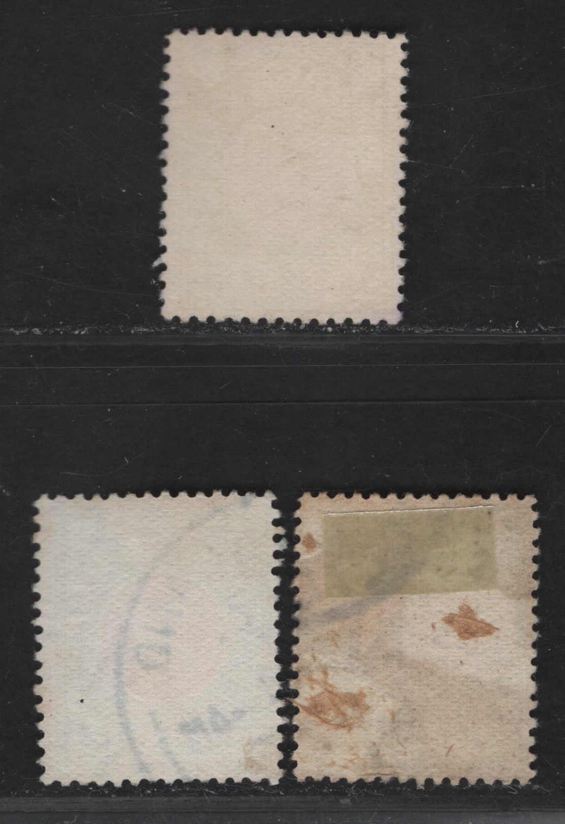 Lot 103 New Zealand SG#D35-D36 2d - 3d Carmine & Green - Rose & Green Numeral, 1925-1935 Postage Due, 3 Fine Used Singles