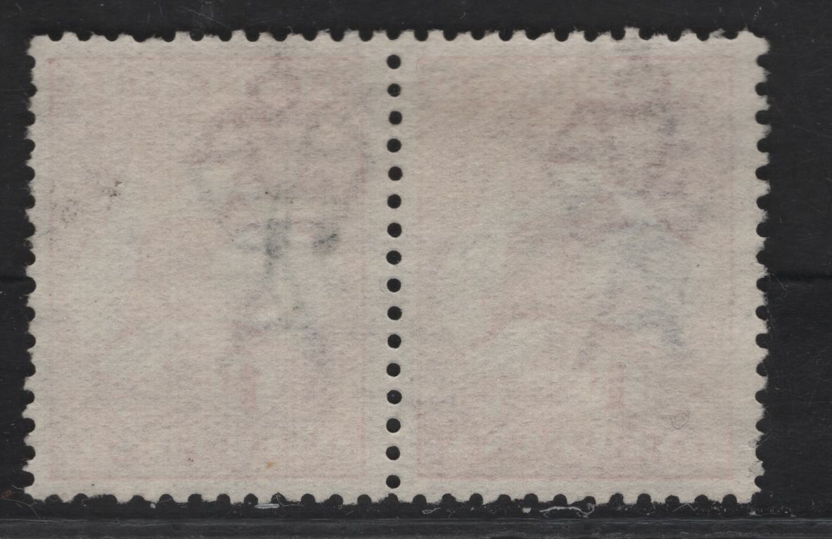 Lot 131 (C) Australia SG#2eb 1d Carmine Kangaroo & Map, 1913-1914 Kangaroo & Map 1st Issue, A Very Fine Used Pair, First Wmk