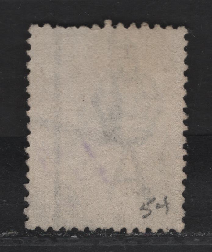 Lot 175 (C) Australia SG#42c 5/- Gray & Pale Yellow Kangaroo & Map, 1915-1927 Kangaroo & Map 3rd Issue, A Very Good Used Single, 3rd Wmk, Heavy Parcel Cancel