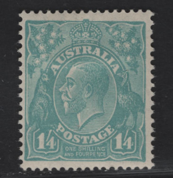 Lot 263 Australia SG#131 1/4d Turquoise King George V, 1931-1936 KGV Heads Issues, A VFOG Single, C of A Wmk
