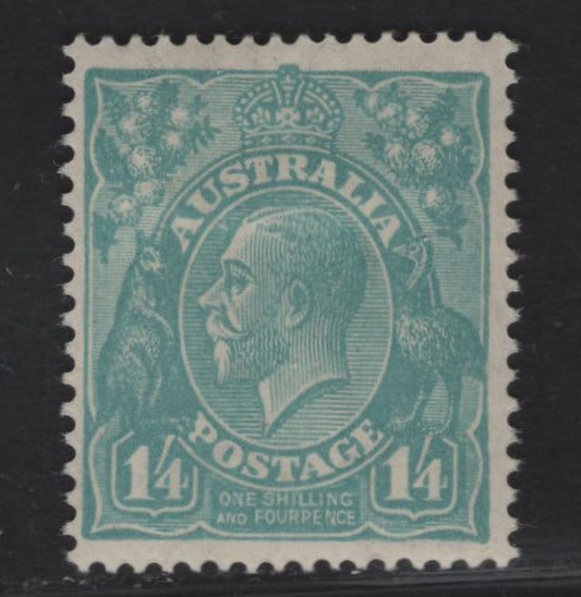 Lot 263 Australia SG#131 1/4d Turquoise King George V, 1931-1936 KGV Heads Issues, A VFOG Single, C of A Wmk