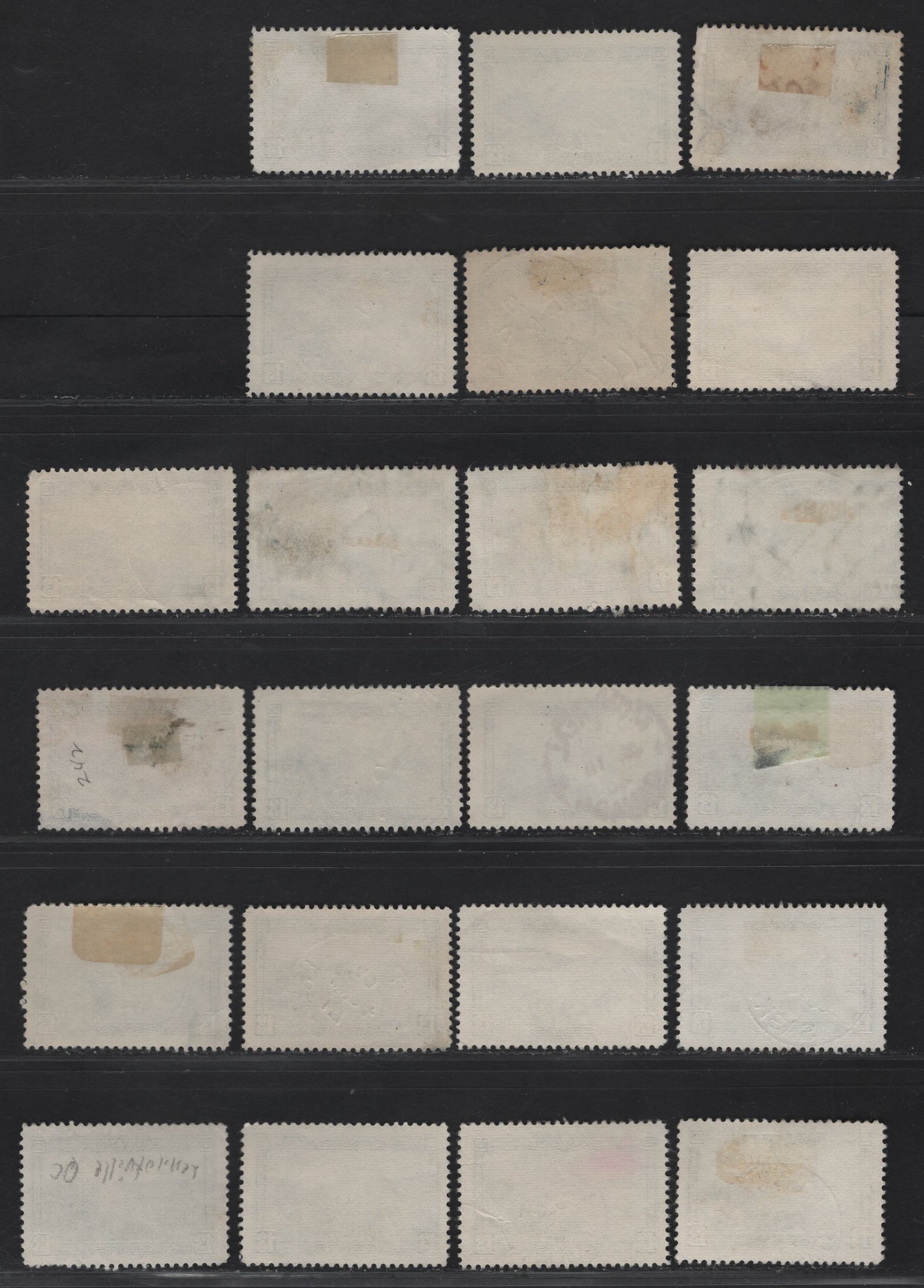 Lot 365 Canada #242 13c Deep Blue Halifax Harbor, 1938 Pictorial Issue, 22 Fine/Very Fine Used Singles, Dated Copies, Unsorted As To Paper Types