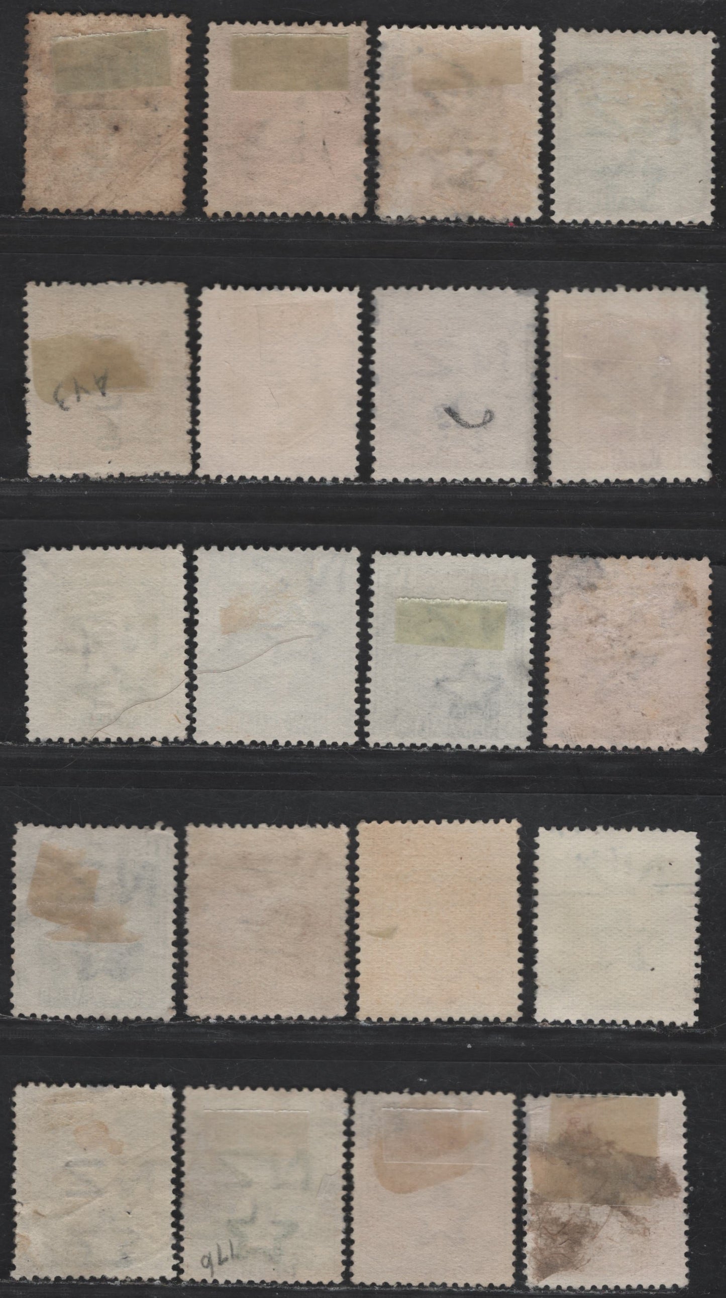 Lot 46 (C) New Zealand SG#O88-O93, 452, 435-439 1/2d - 3d Green - Chocolate King George V, 1915-1933 KGV Sideface Issue, 20 Fine/Very Fine Used Singles, With & Without Official Overprints, Additional Shades