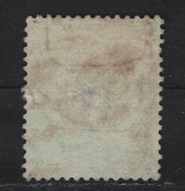 Lot 124 Nigeria SG#8d 1/- Pale Brownish Gray & Black King George V, 1914-1929 KGV Imperium Keyplate Issue, Wmk Multiple Crown CA, A Very Fine Used Single, Pale Bluish Green Paper With Pale Olive Back