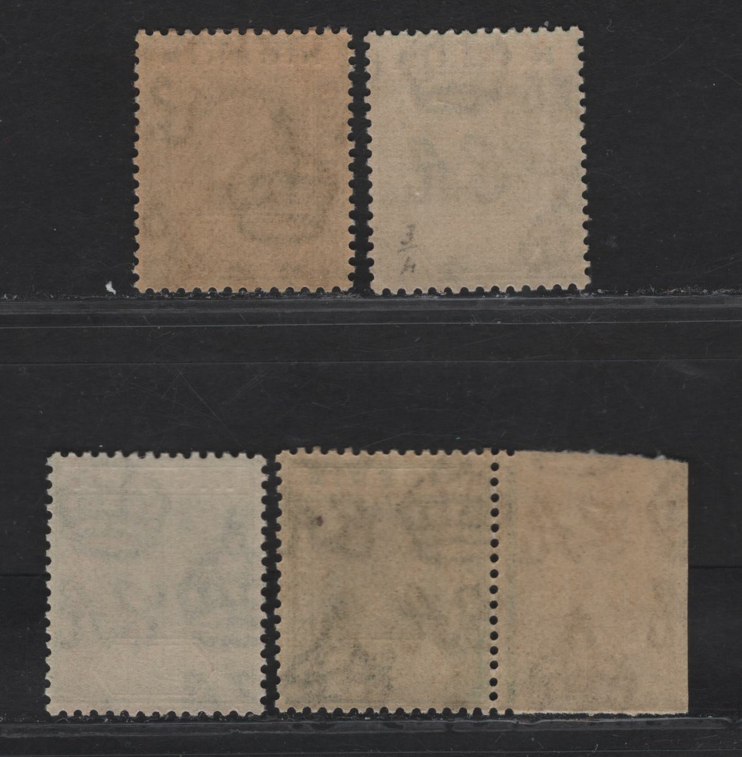 Lot 146 Nigeria SG#15 1/2d Deep Green - Pale Green & Bluish Green King George V, 1921-1932 KGV Imperium Keyplate Issue, Wmk Multiple Script CA, 5 VFNH Singles, All Die 1, Different Shades, All Unlisted In Gibbons.