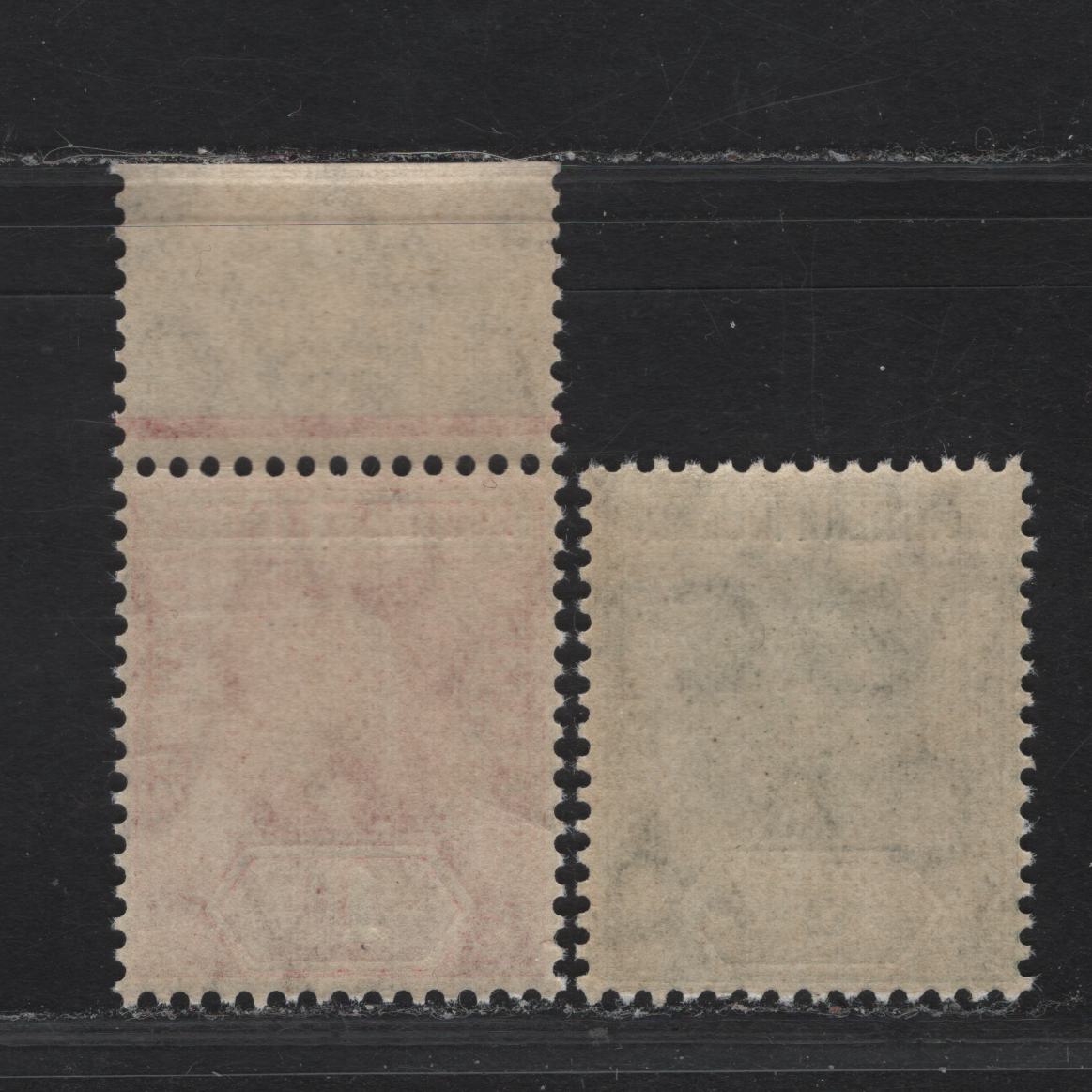 Lot 286 Northern Nigeria SG#28-29 1/2d - 1d Dull Green - Rose Red King Edward VII, 1910-1911 King Edward VII Imperium Keyplate, 2 VFNH Singles