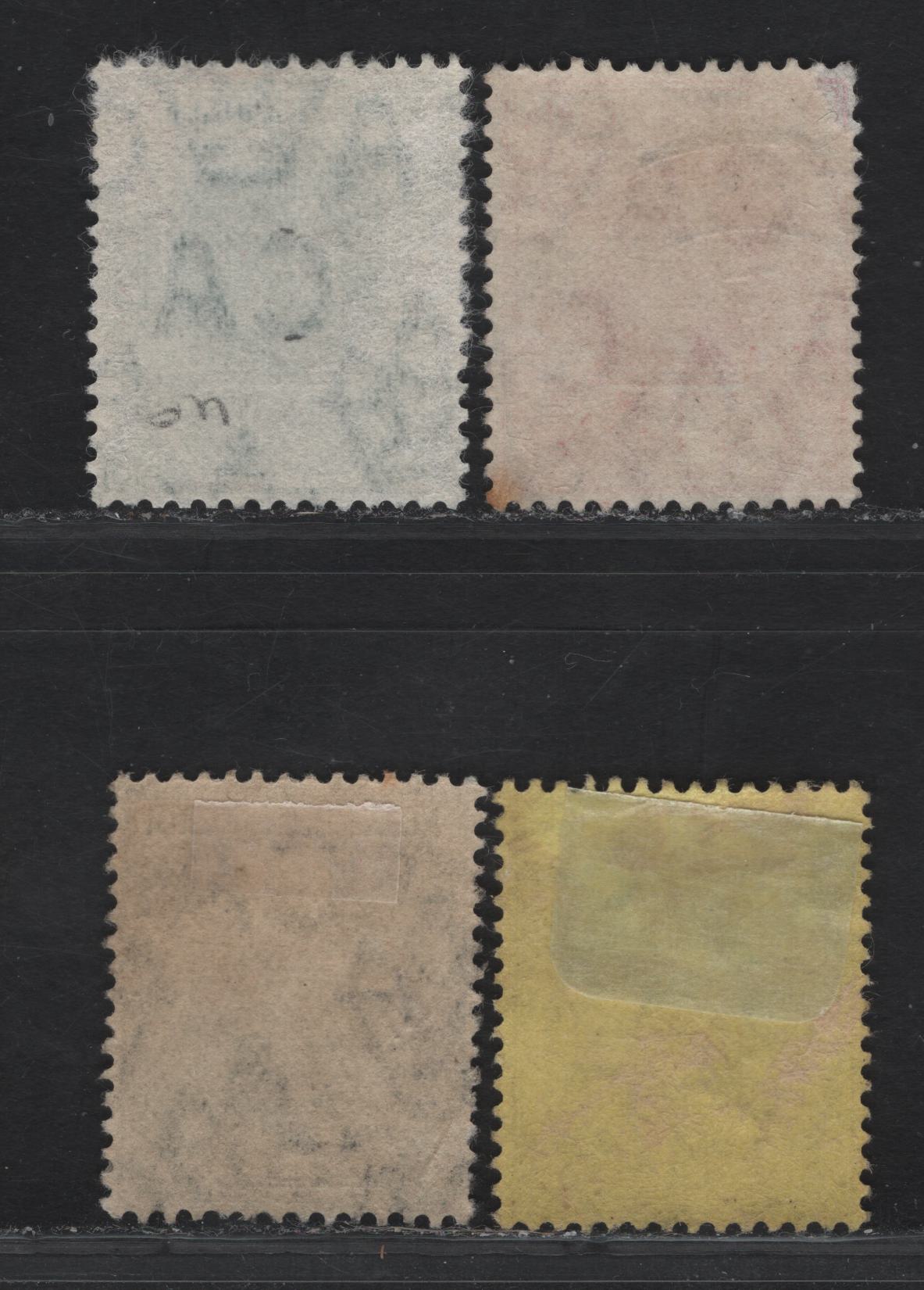 Northern Nigeria SG#40-43 1/2d - 3d Deep Green - Chocolate & Pale Purple King George V, 1912 KGV Imperium Keyplate Issue, 4 Very Fine Used Singles