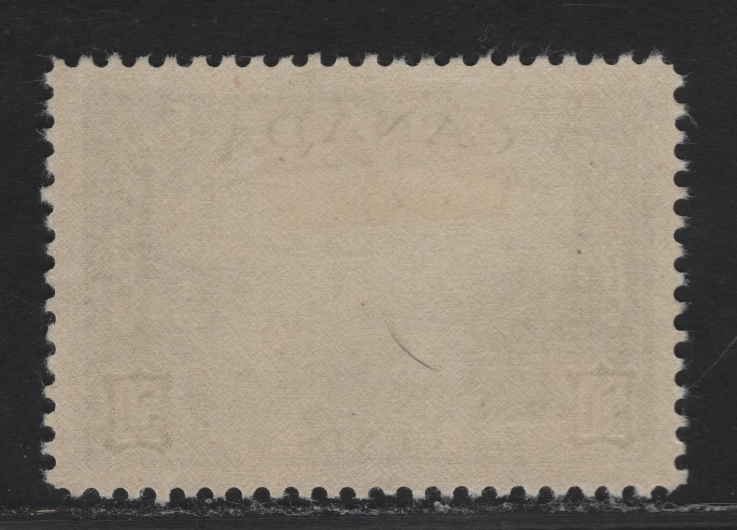 Lot 316 (C) Canada #244 50c Deep Bluish Green Vancouver Harbour, 1938 Pictorial Issue, A VFOG Single On Paper Type CBN-O, Per 12x11.9