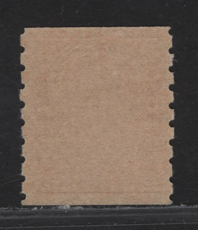 Lot 212 (C) Canada #130var 3c Carmine Red King George V, 1912-1924 Admiral Coil Issue, A VFOG Coil Single, Wet Printing, Perf 8 Vertical, Die 1, Paper/Gum ABN-E.