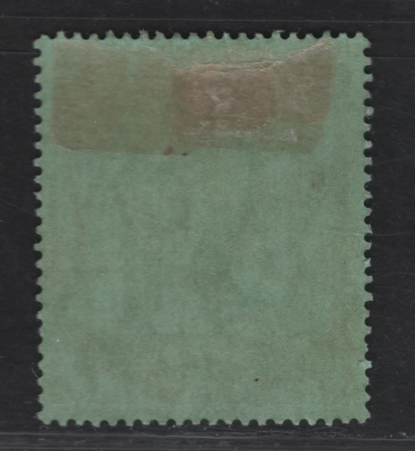 Lot 47 Bermuda SG#54c 10- Green & Red on Pale Bluish Green King George V, 1918-1922 KGV Keyplates Issue, A Very Fine Used Single, Multiple Crown CA Wmk, Revenue Cancel