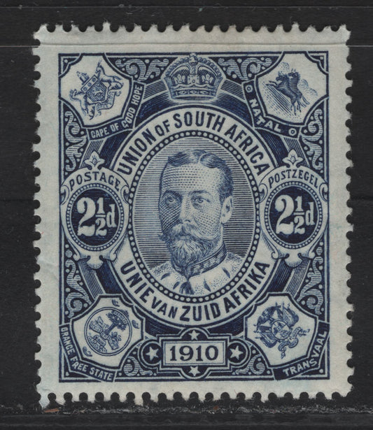 Lot 157 South Africa SG#1 2.5d Deep Blue King George V, 1910 Opening Of Union Parliament Issue, A VFOG Single