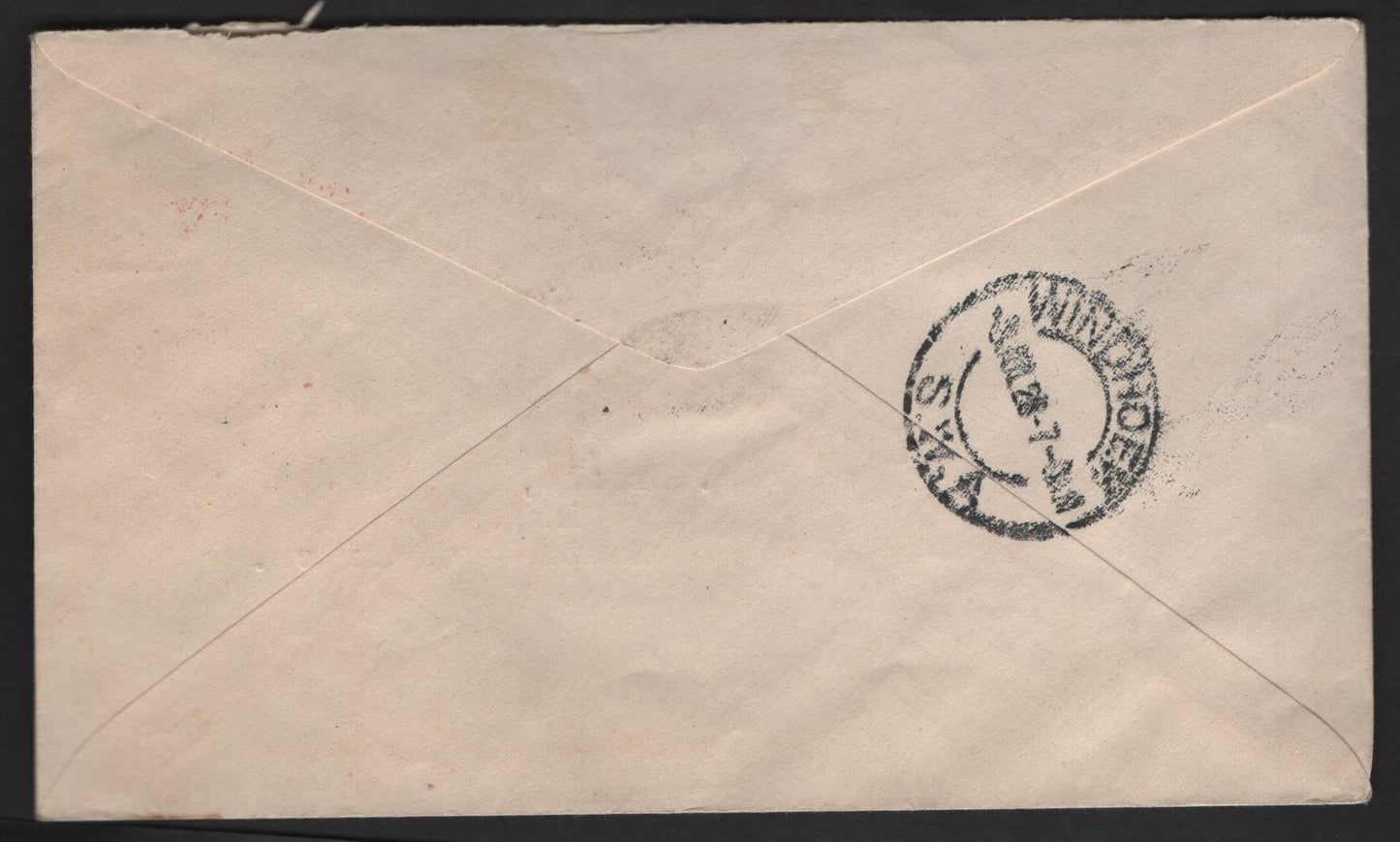 Lot 168 (C) South West Africa SG#D28 1d Black & Rose Numerals, 1923-1926 Postage Dues, A Very Fine Used Cover, Similar To Lot 176, But Pair Has Labels From The LL Corner Of The Sheet