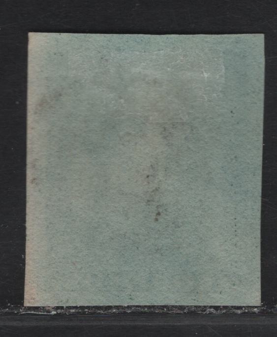 Lot 213 (C) Mauritius SG#27 4d Green Britannia, 1858-1862 Imperf Britannia Issue, A Very Good Used Single, Blued Paper