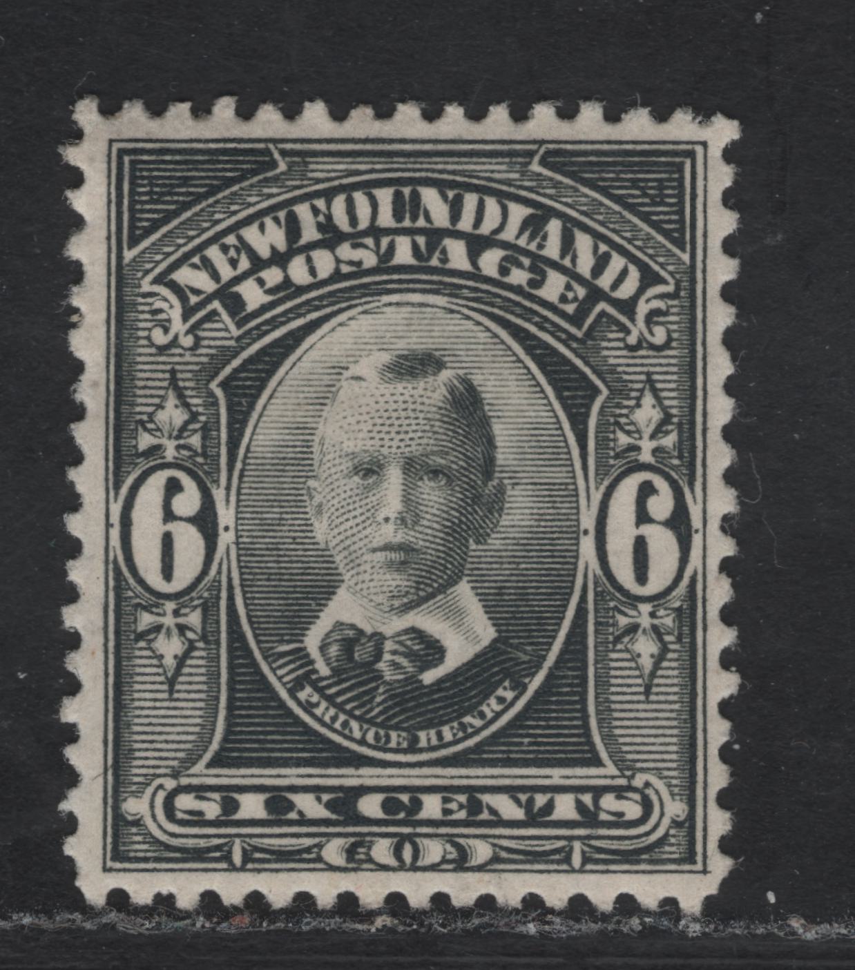 Lot 268 (C) Newfoundland #109 6c Slate Gray Prince Henry, 1911 Royal Family Issue, A VFOG Single, Paper WM-C, Line Perf 14.2