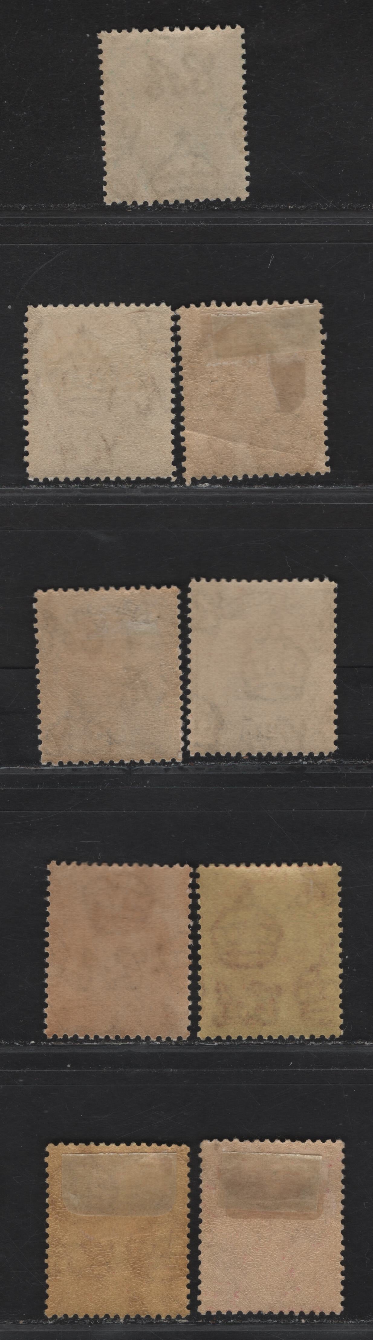 Lot 55 Bermuda SG#77a, 79b, 82, 82b, 81a, 83, 85, 86 1/2d - 6d Green - Reddish Purple Caravel, 1922-1934 Caravel Issue, 8 FNH/F/VFOG Singles, Perf 13.75x14, Includes Both Types of 2.5d, 2 Shades Of 4d