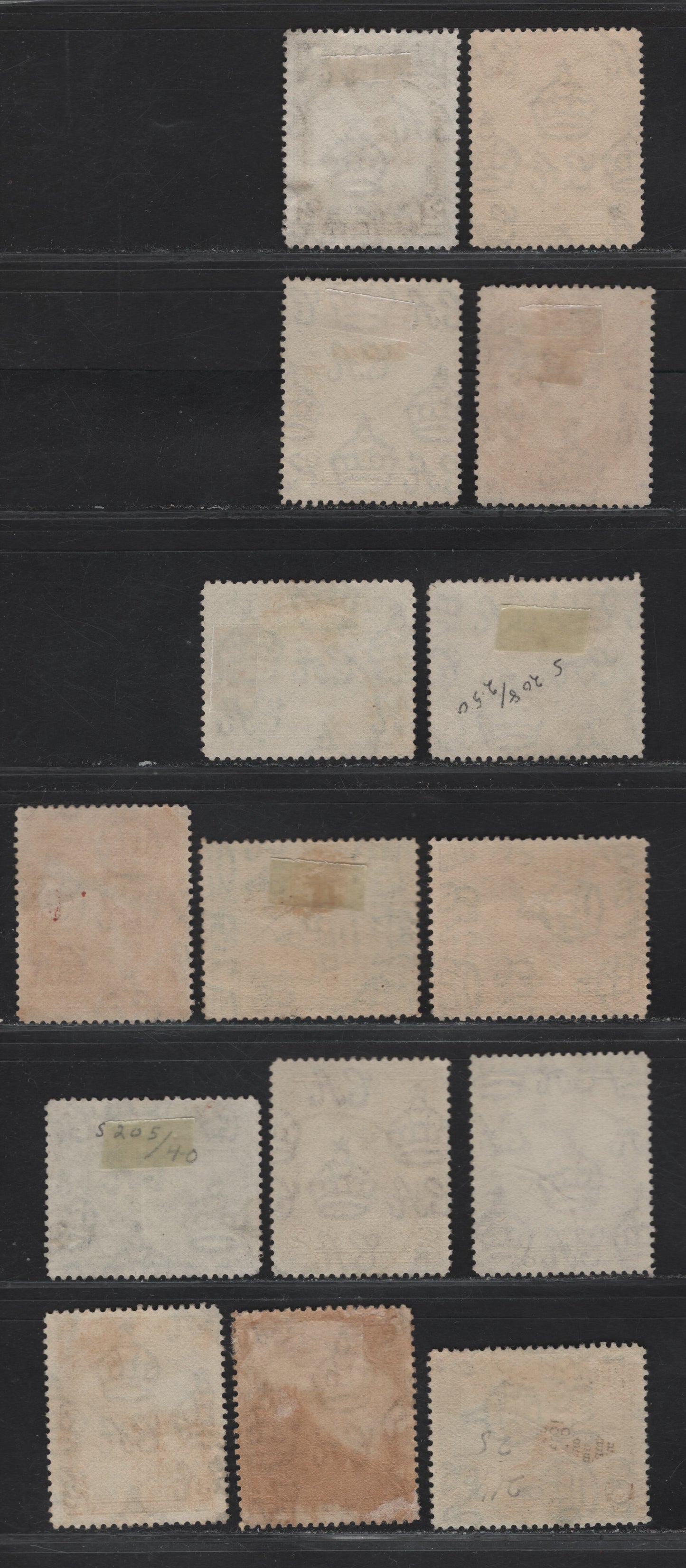 Lot 91 (C) British Guiana SG#283-286, 288-289, 291-292 1c - 6c Emerald Green - Deep Ultramarine Rice Field - Shooting Logs over Falls, 1931-1934 Centenary of Country Union - Pictorial Issues, 15 Very Fine Used Singles, Numerous Shade Varieties