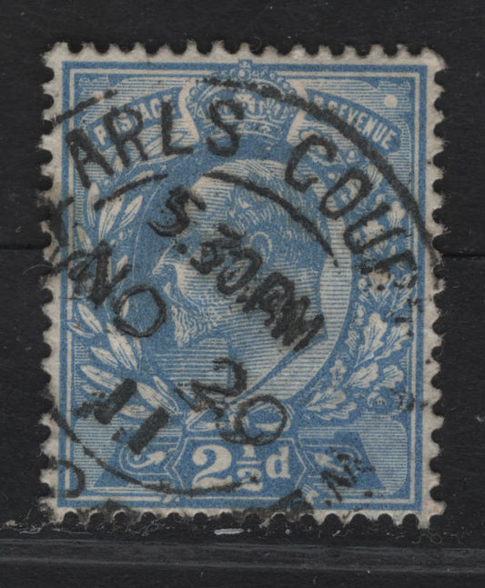 Lot 137 Great Britain SC#148a (SG#284) 2.5d Dull Blue King Edward VII, 1902-1910 King Edward VII Issue, A Very Fine Used Single, Harrison Printing, Perf 15x14, SON November 20 1911 Earl's Court CDS.