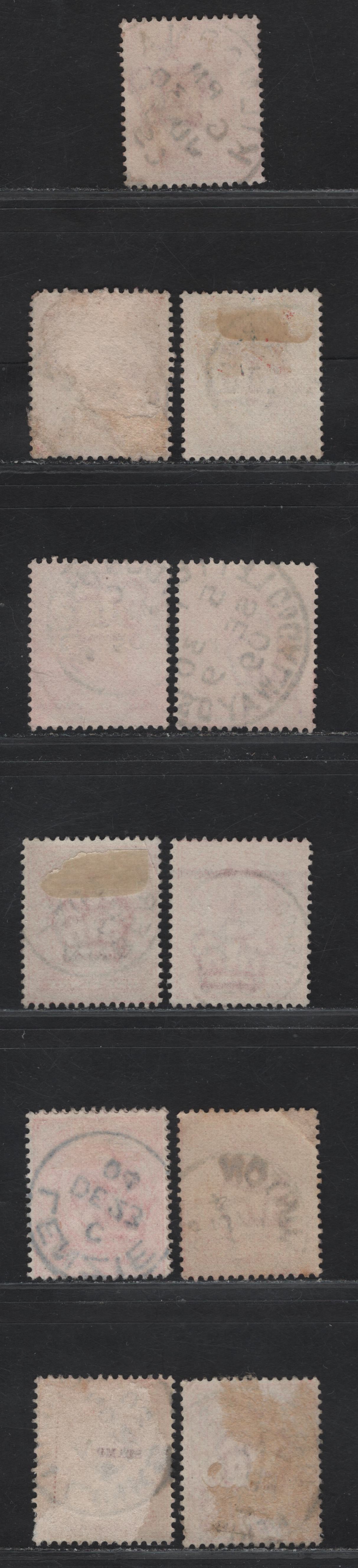 Lot 204 Great Britain SC#128 (SG#219-220) 1d Scarlet - Bright Scarlet King Edward VII, 1902-1910 King Edward VII Issue,  Fine/Very Fine Used Singles, K & L Single Circle Village/Town CDS Cancels