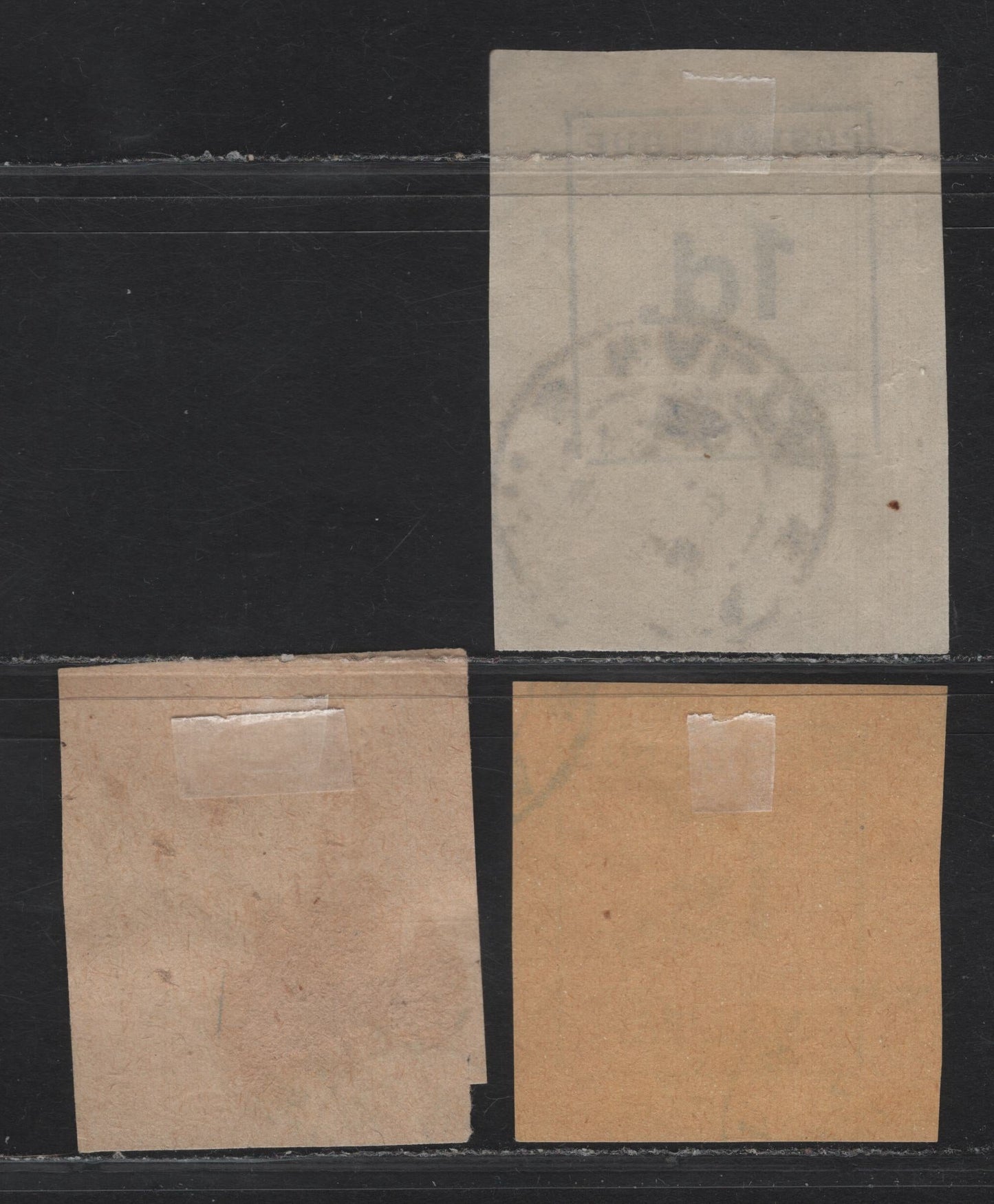 Lot 267 (C) Malta SG#D1, D2, D9 1/2d -1.- Black on Buff - Black on Yellow Numeral, 1925 Postage Dues, 3 Very Fine Used Singles