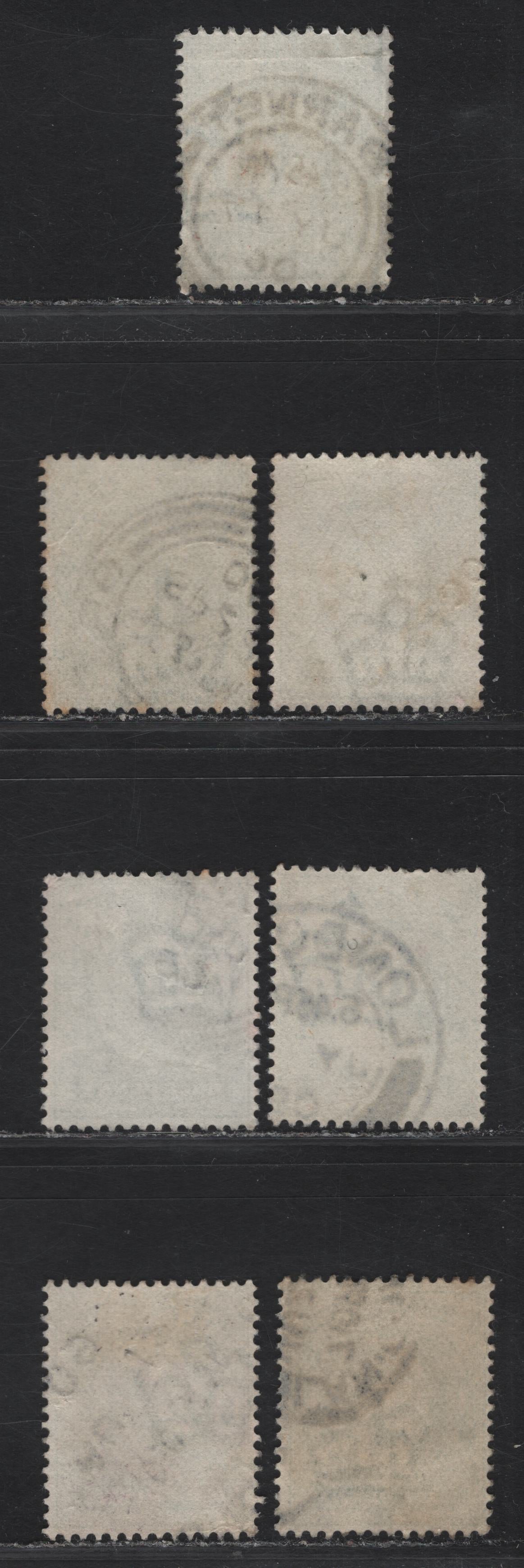 Great Britain SC143avar (SG#218var) 1/2d Yellowish Green King Edward VII, 1902-1910 King Edward VII Issue,  Fine/Very Fine Used Singles, Watermark Shifts.