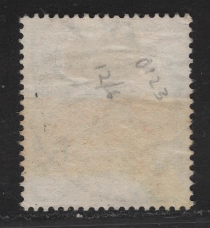 Lot 144 New Zealand SG#O119 5/- Pale Green Arms, 1936-1961 Official Overprinted Postal Fiscal Issue, A Very Fine Used Single, Multiple Star & NZ Wmk.