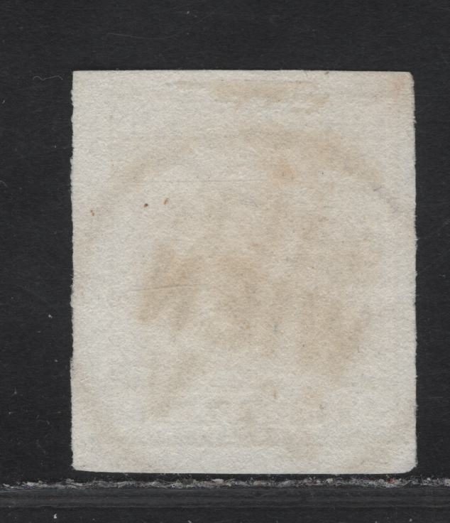 Lot 205 Austria SC#1 2kr Yellow Arms, 1850 Coat of Arms Issue, A Very Fine Used Imperf Single, Medium Paper, SON Vienna Cancel
